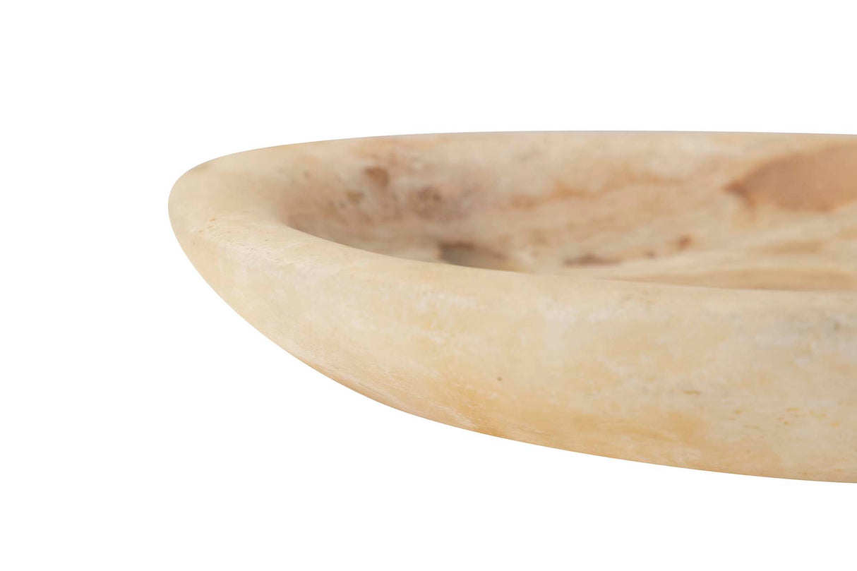 Centre de marbre beige 50x24x5 cm