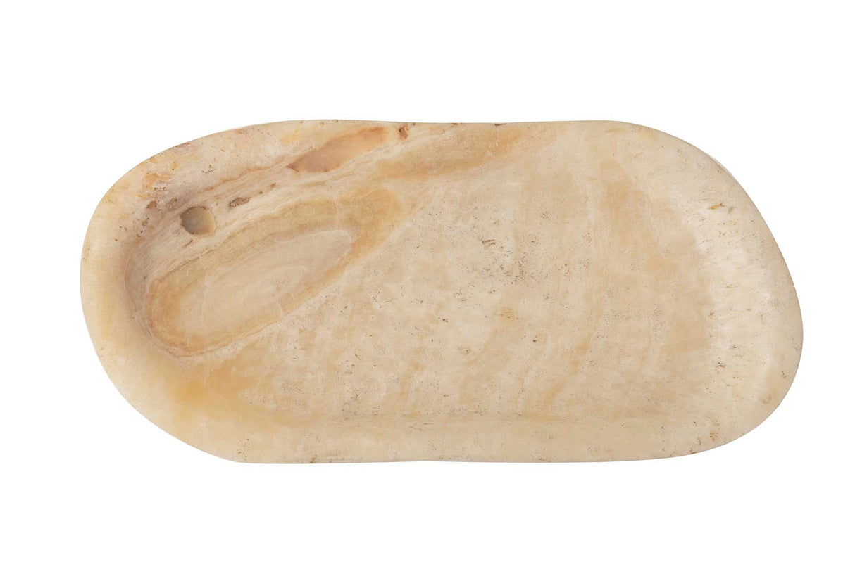 Centre de marbre beige 50x24x5 cm