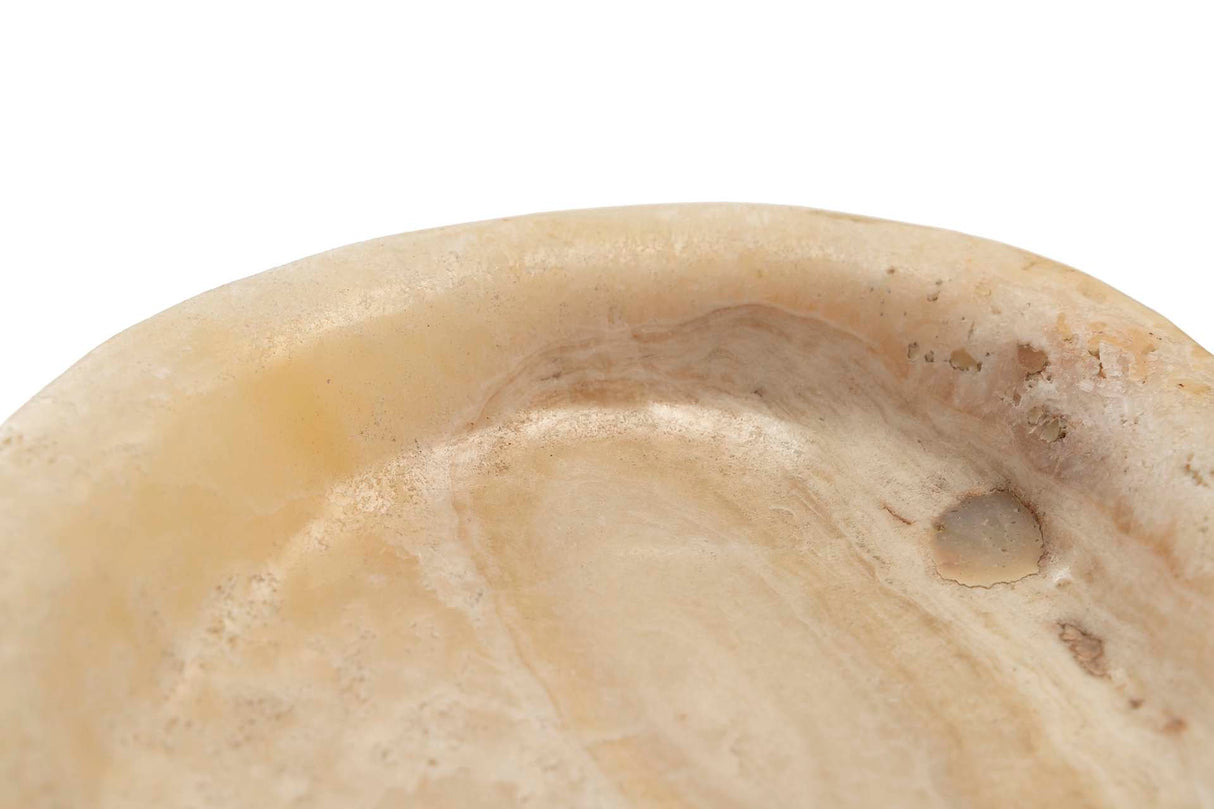 Centre de marbre beige 50x24x5 cm