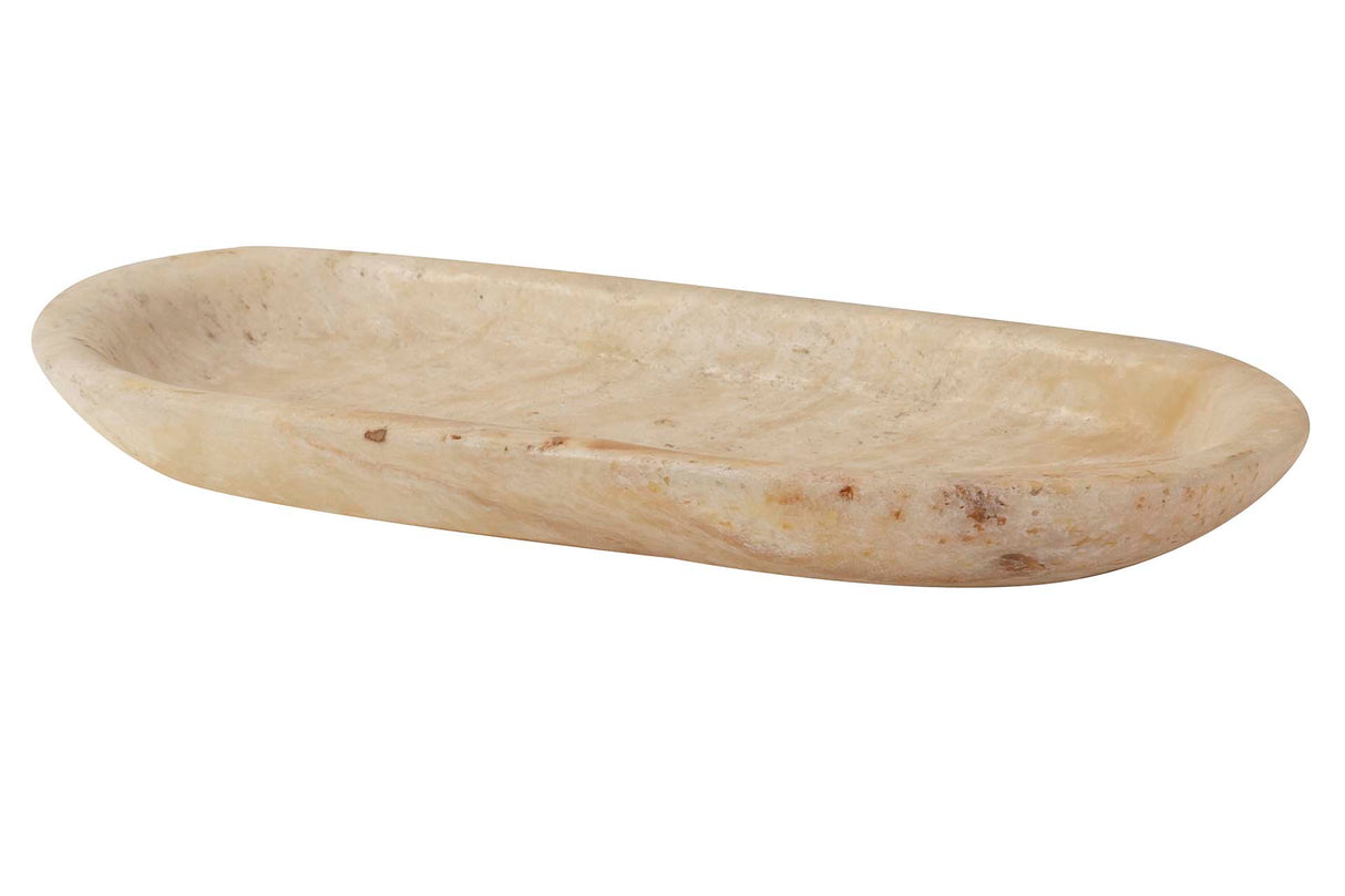 Centre de marbre beige 50x24x5 cm