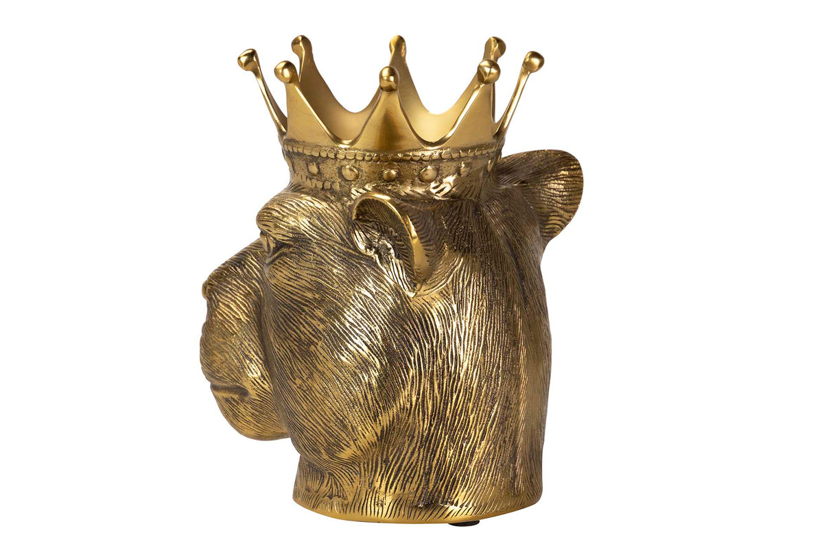 Champenera de alumínio dourado 24x22x28 cm