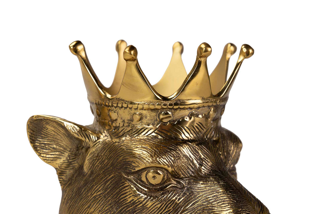 Champenera de alumínio dourado 24x22x28 cm