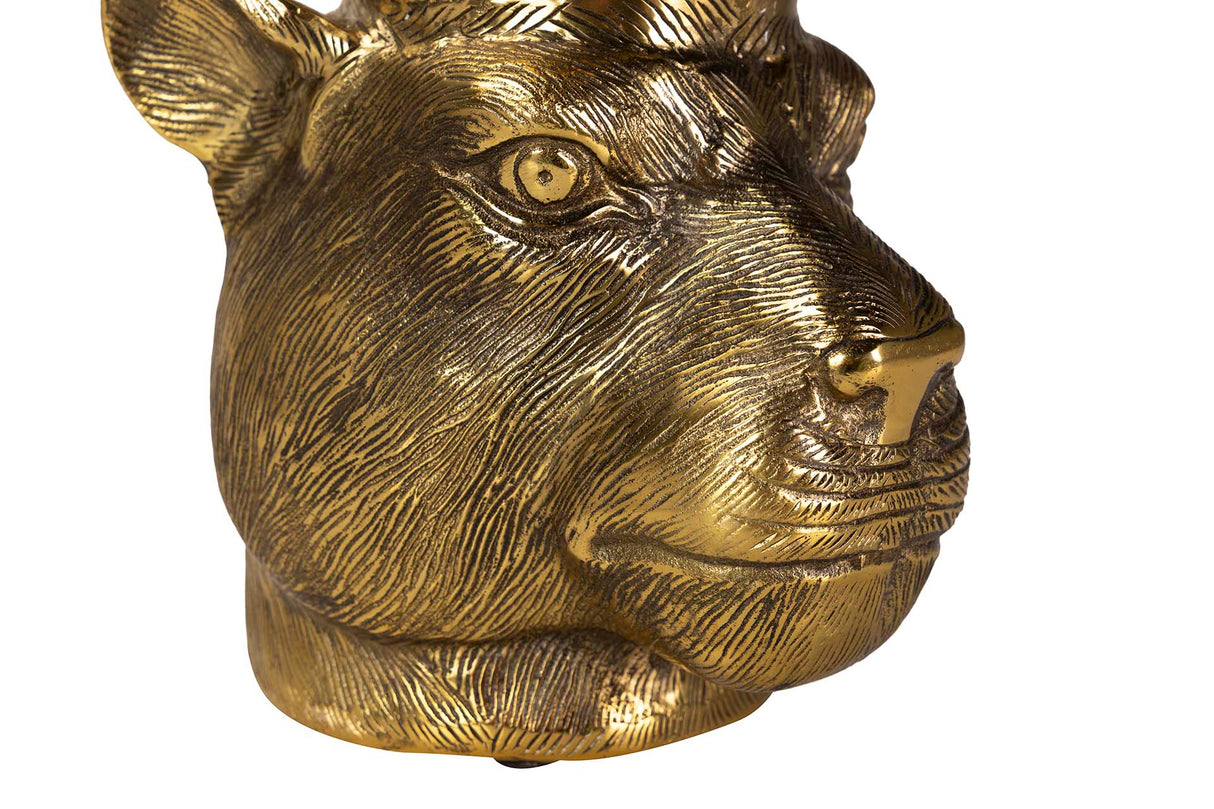 Champenera de alumínio dourado 24x22x28 cm