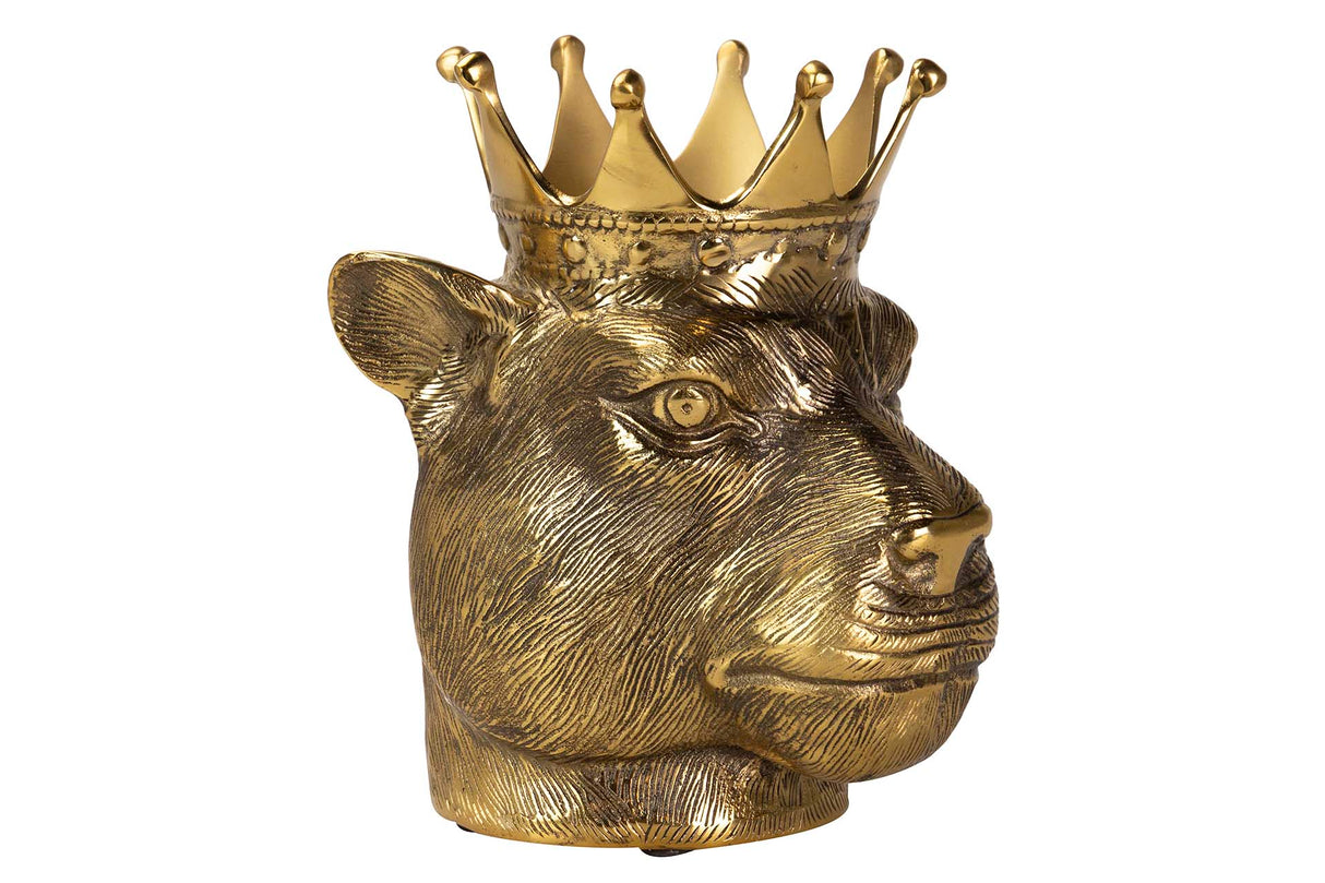 Champenera de alumínio dourado 24x22x28 cm