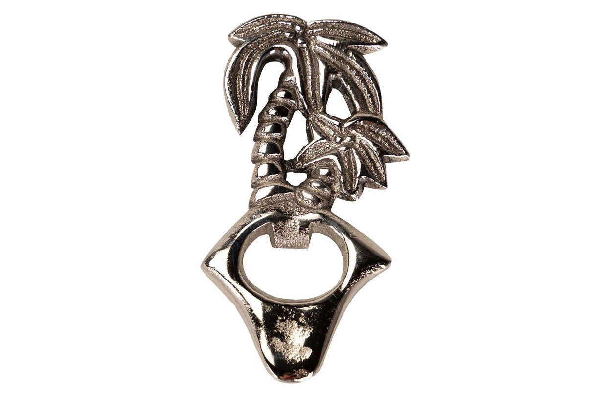 ABREBOTELLAS ALUMINIO PLATEADO 7x7x15 CM