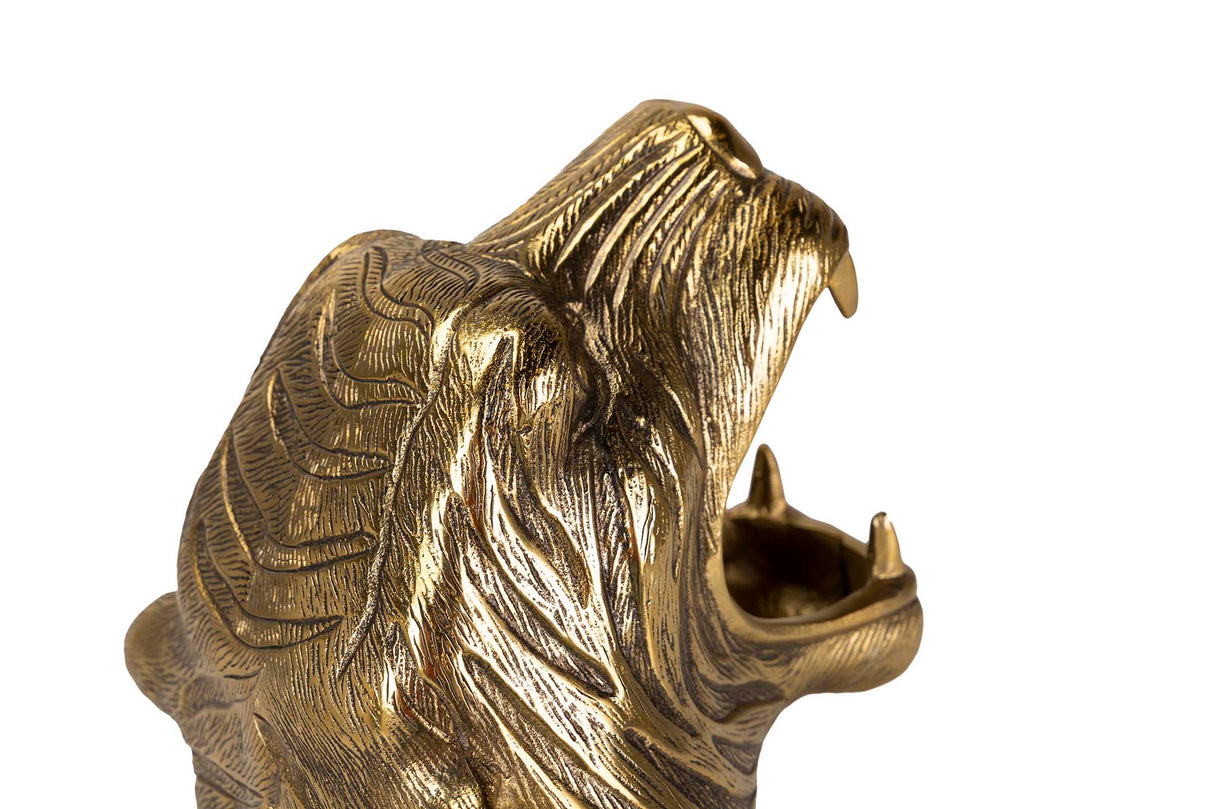Gold Aluminium Tigre Champanera 26x24x29 cm