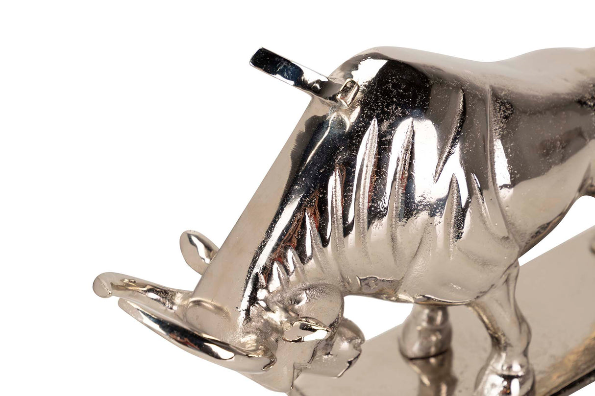 CHAMPANERA TORO ALUMINIO PLATEADO 44x13x24 CM