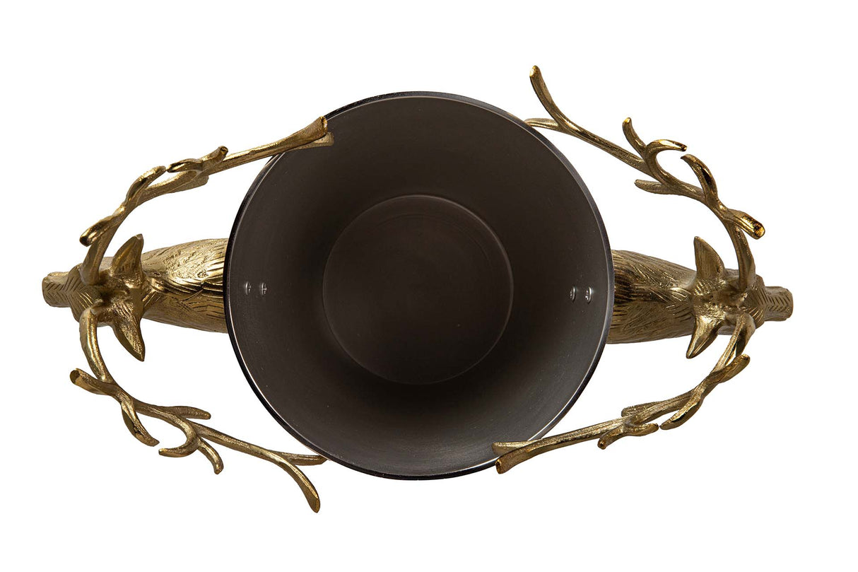 Campanera Dorado Aluminium 50x24x30 cm