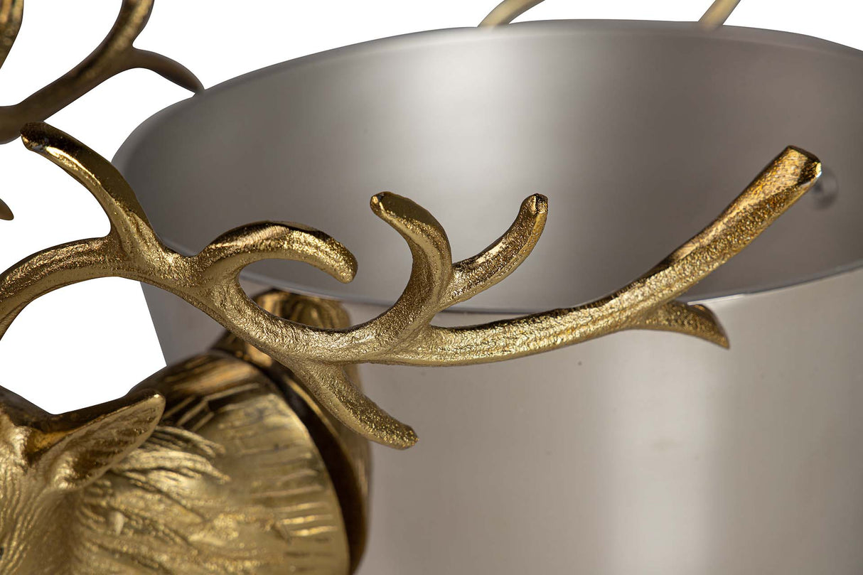 Campanera Dorado Aluminium 50x24x30 cm