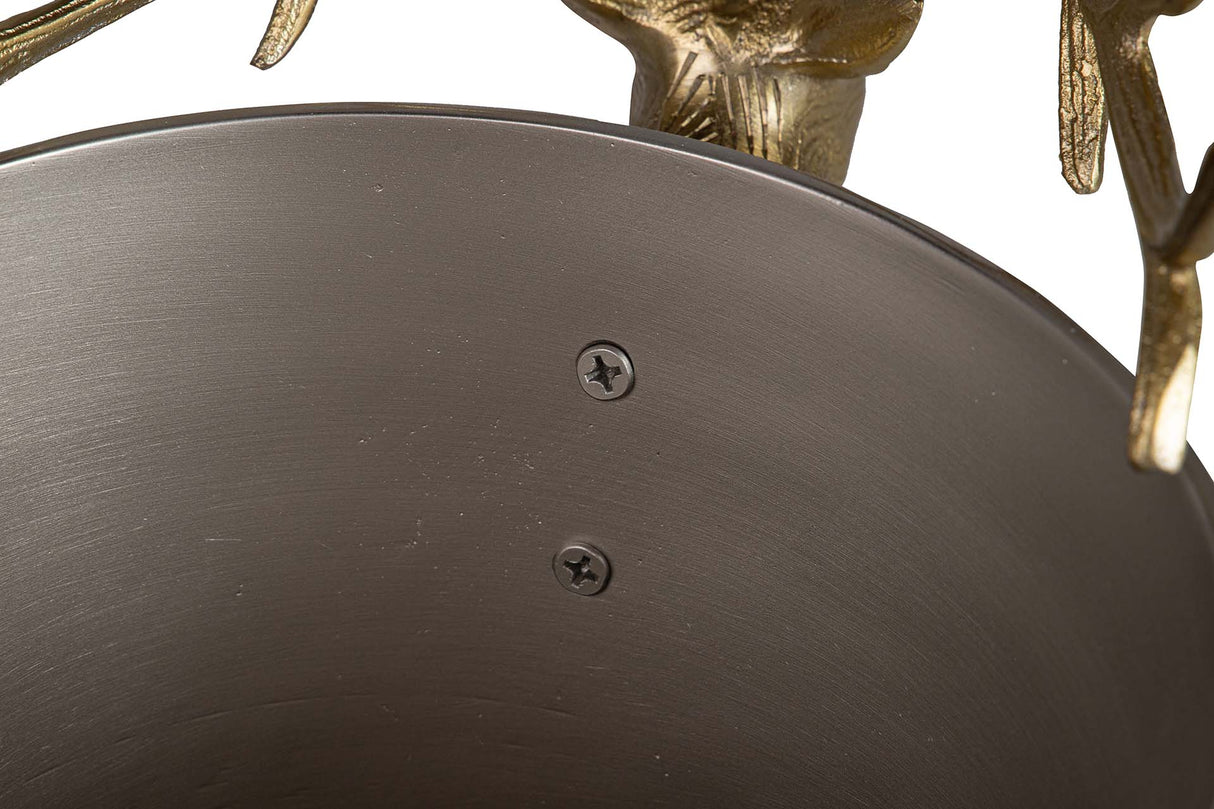 Campanera Dorado Aluminium 50x24x30 cm