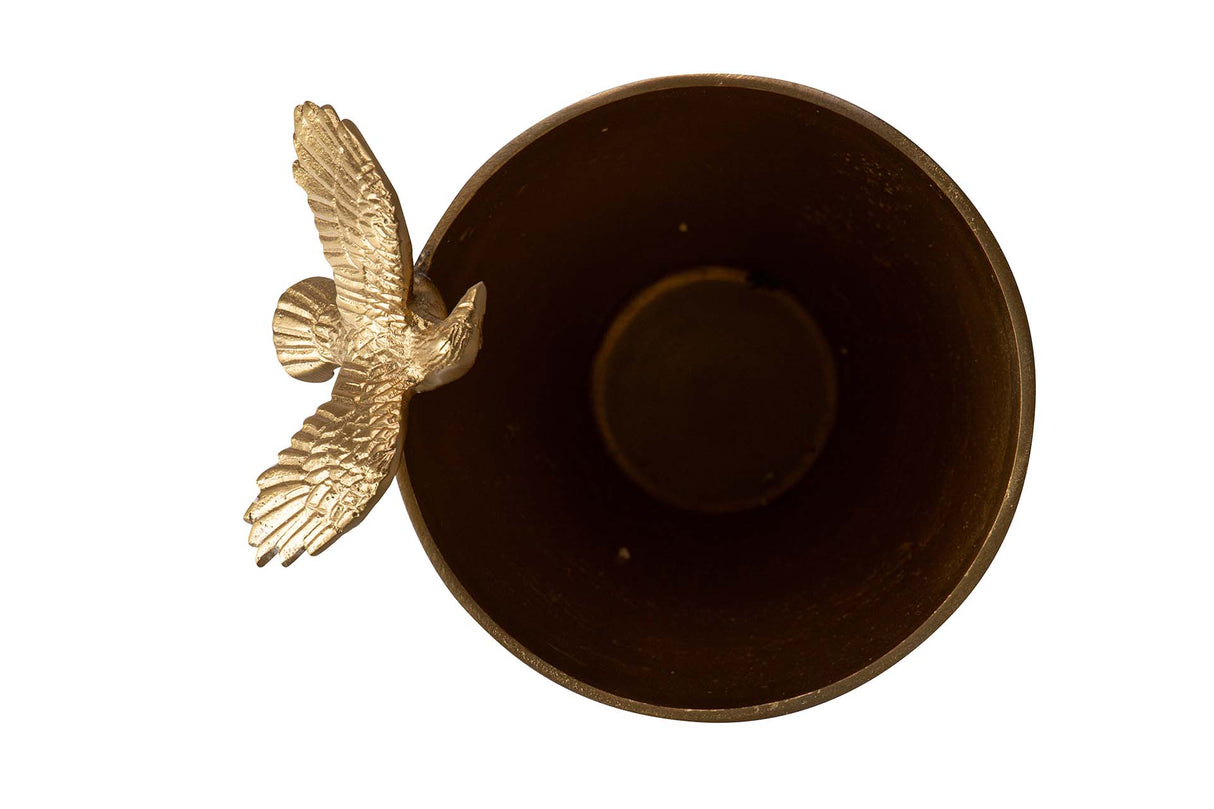 Aluminium noir or Aguila Champanera 20x22x34 cm