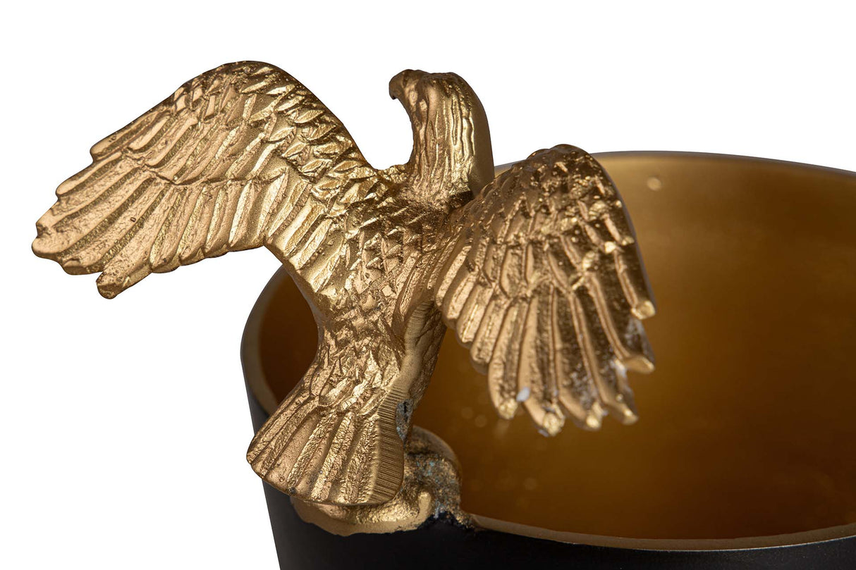 Aluminium noir or Aguila Champanera 20x22x34 cm