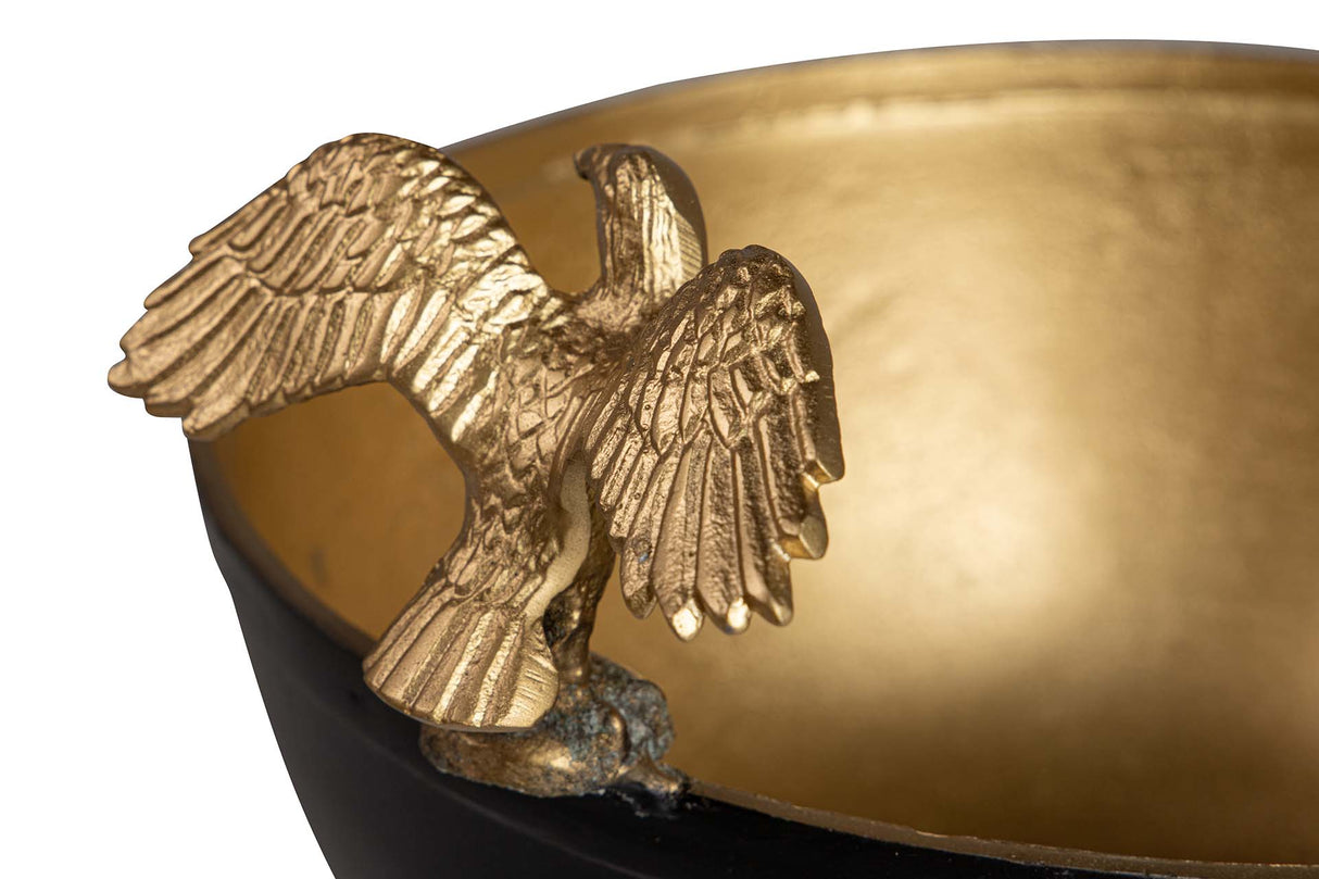 Golden schwarzer Aluminium Aguila Champanera 35x38x29cm