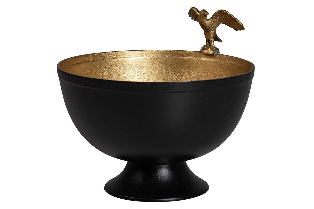 Golden schwarzer Aluminium Aguila Champanera 35x38x29cm