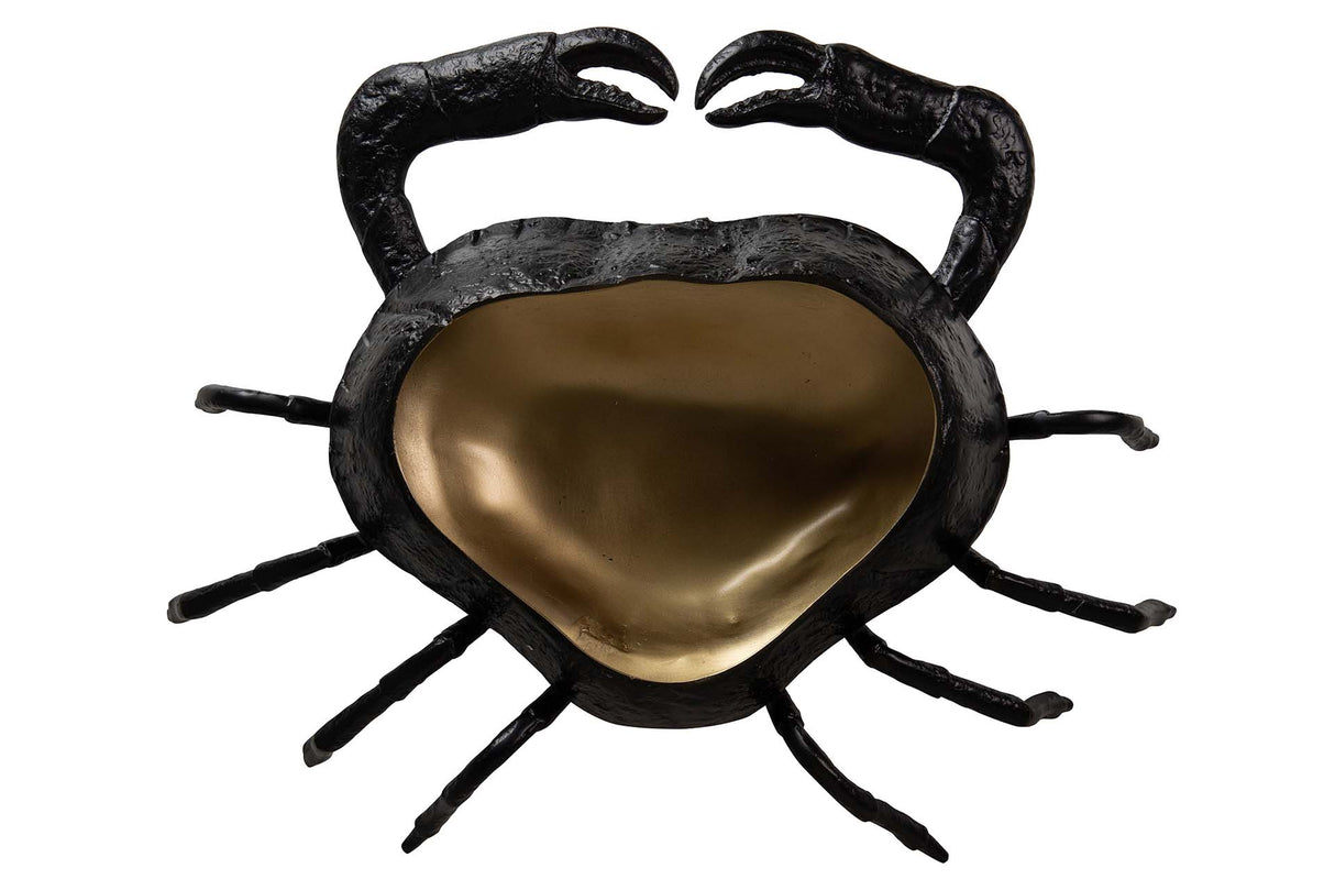 Schwarzer Aluminium -Krabben -Champanera 68x53x17 cm