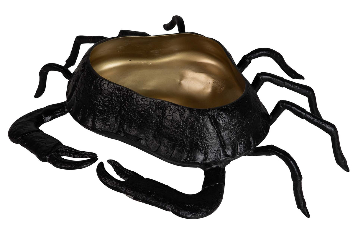 Schwarzer Aluminium -Krabben -Champanera 68x53x17 cm