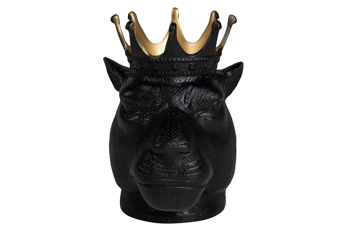 Aluminium noir Leon Champanera 24x22x28 cm