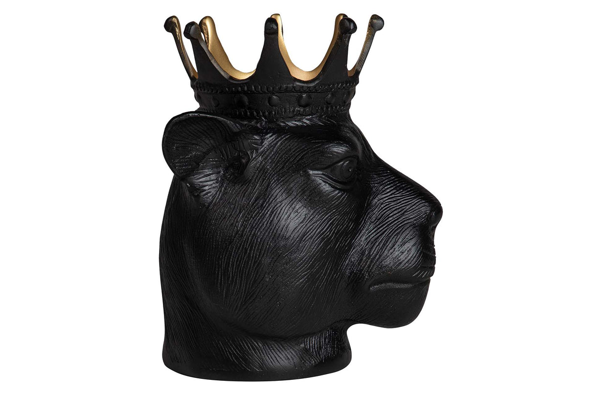 Aluminium noir Leon Champanera 24x22x28 cm