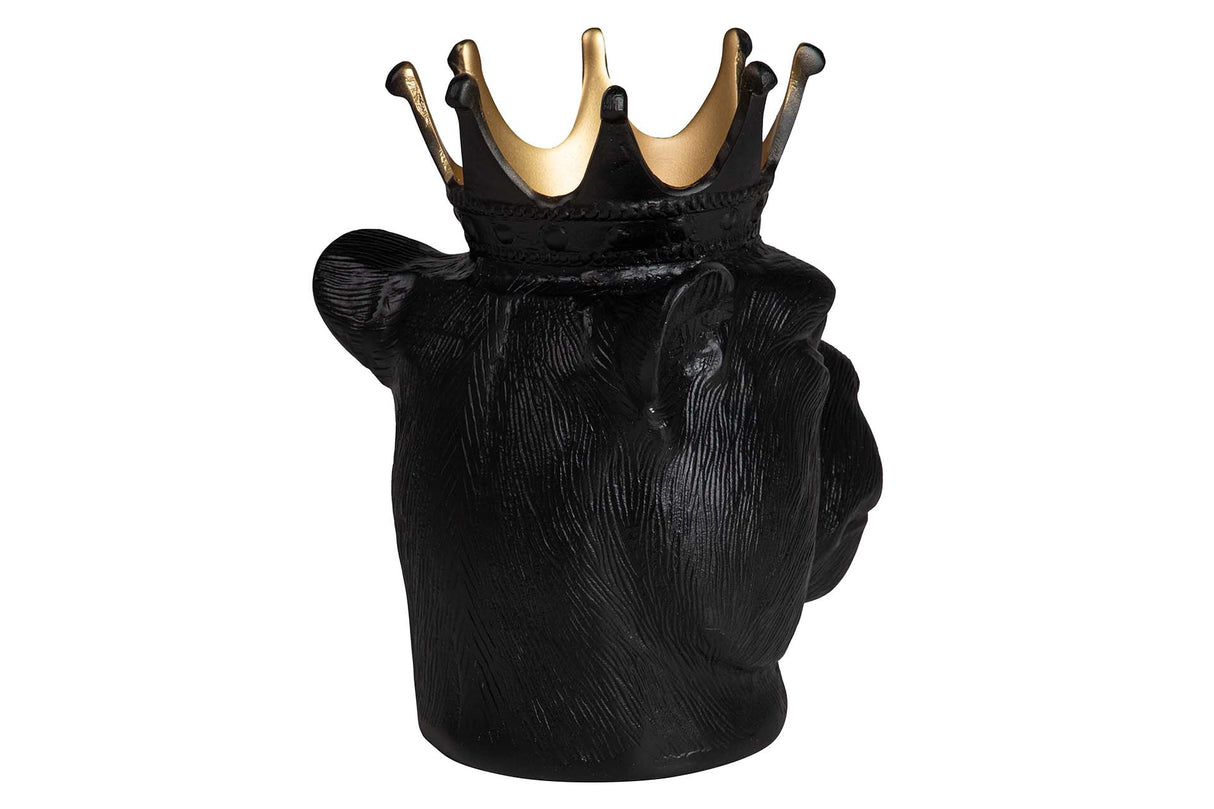 Aluminium noir Leon Champanera 24x22x28 cm