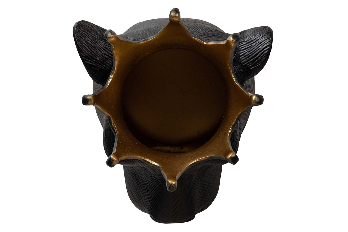 Aluminium noir Leon Champanera 24x22x28 cm