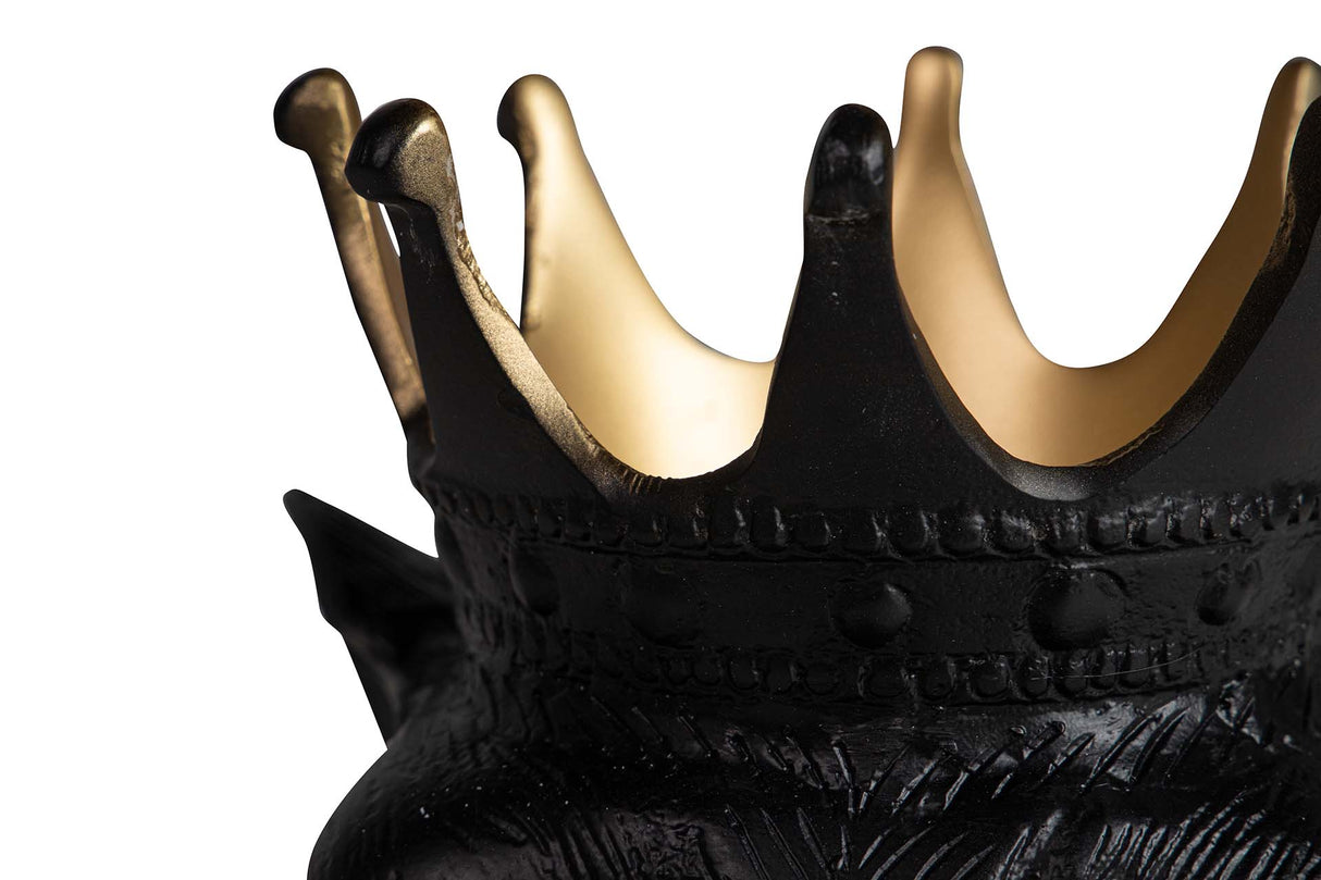 Aluminium noir Leon Champanera 24x22x28 cm