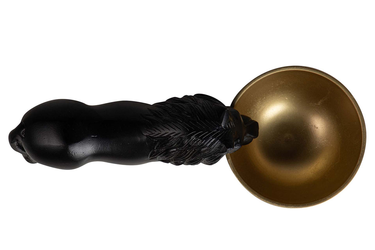 Schwarzes Aluminium Leon Bola 31x12x12 cm