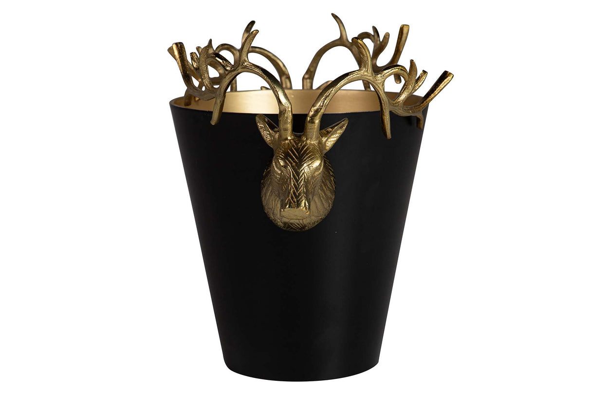 Champanera Black Aluminium Deer 50x24x30 cm