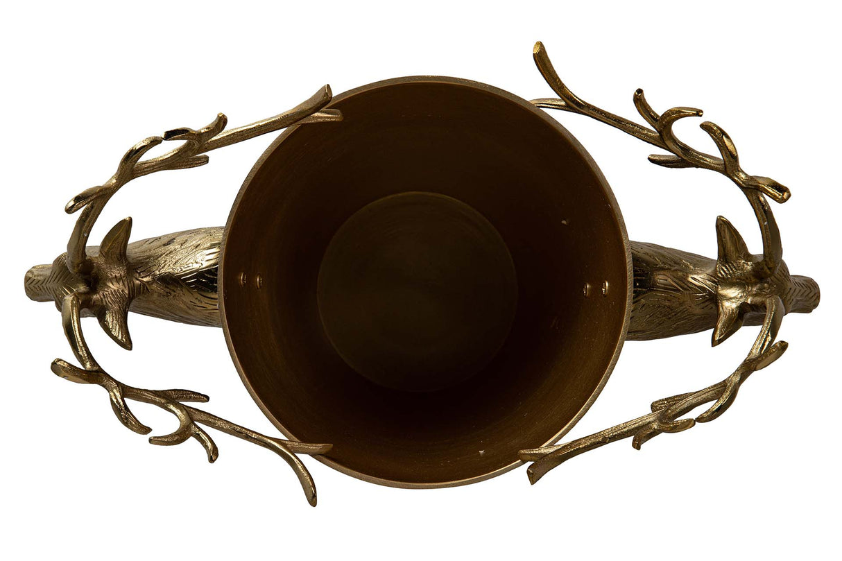 Champanera Black Aluminium Deer 50x24x30 cm