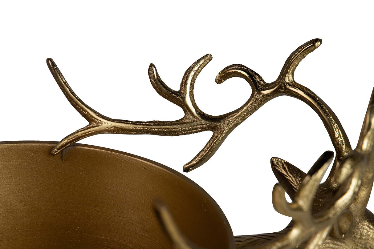 Champanera Black Aluminium Deer 50x24x30 cm