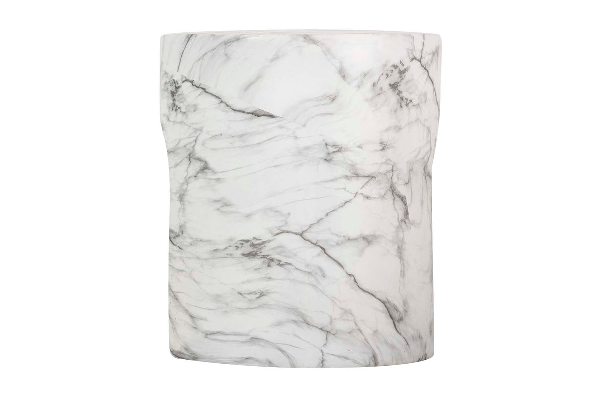 Tavolo ausiliario bianco sedit/sgabello 41x41x47 cm