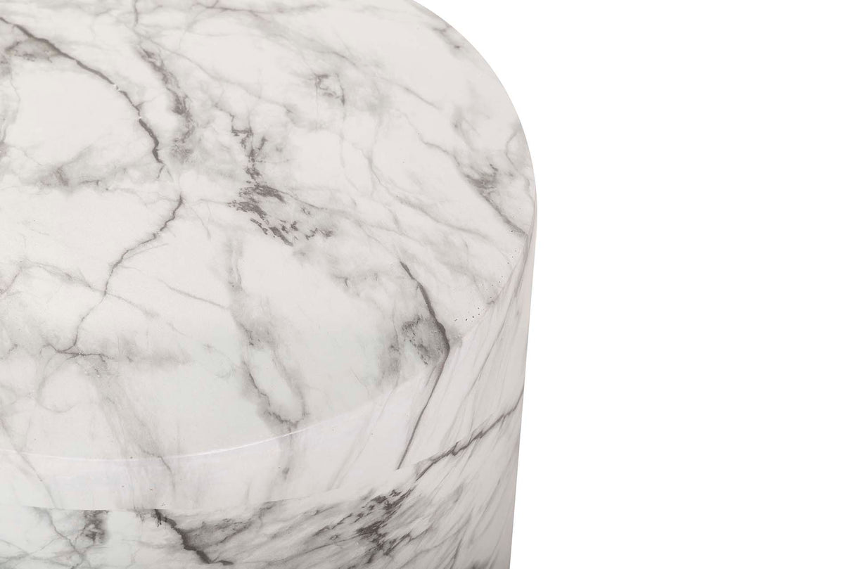 Tavolo ausiliario bianco sedit/sgabello 41x41x47 cm