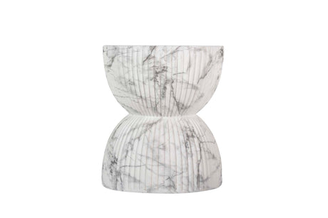 MESA AUXLIAR TABURETE BLANCO SEDIT 38x38x46 CM