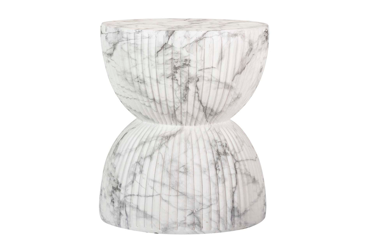 Tavolo ausiliario bianco sedit/sgabello 38x38x46 cm