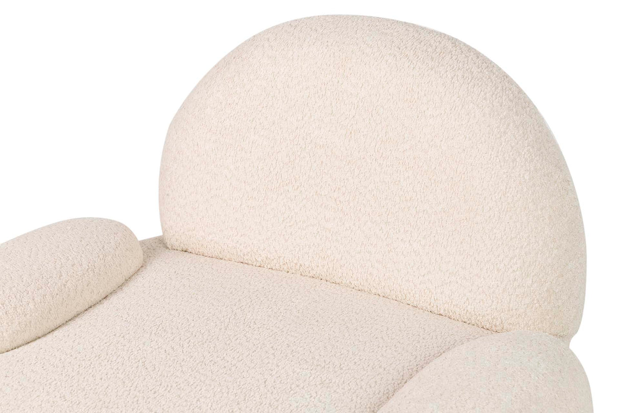 Boucle bouze zenith 89x80x74 cm poltrona