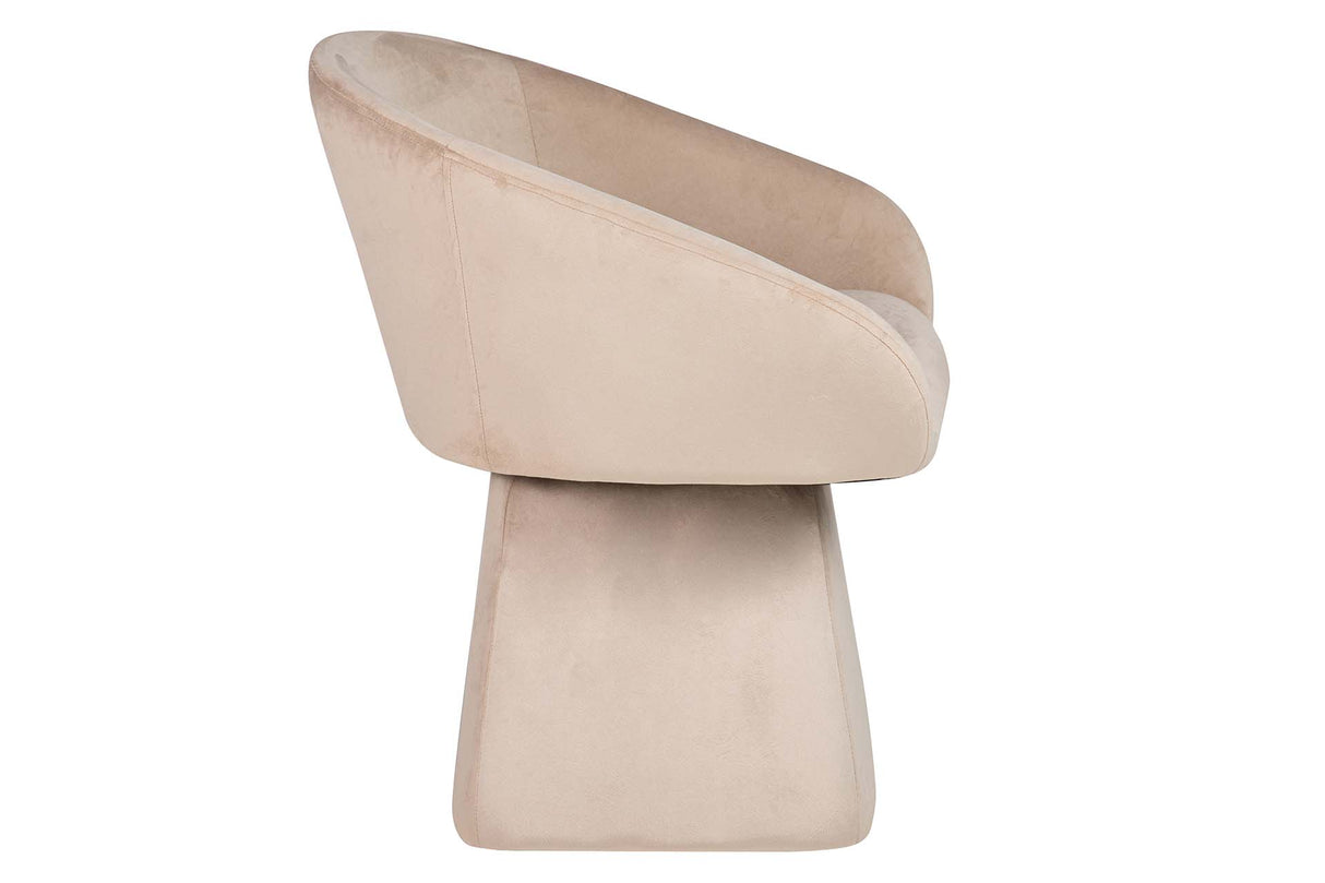 BUTACA VELVET SYLPH GIRATORIA 63x65x72 CM