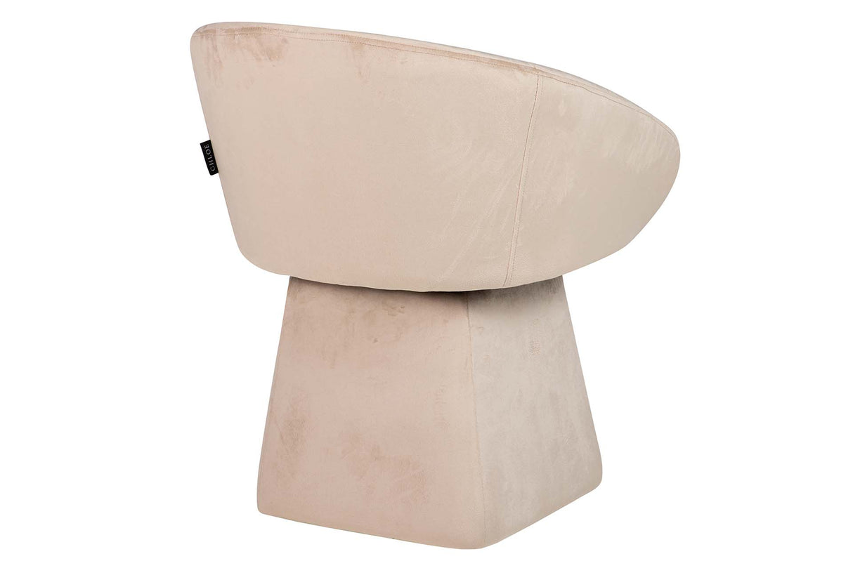 BUTACA VELVET SYLPH GIRATORIA 63x65x72 CM