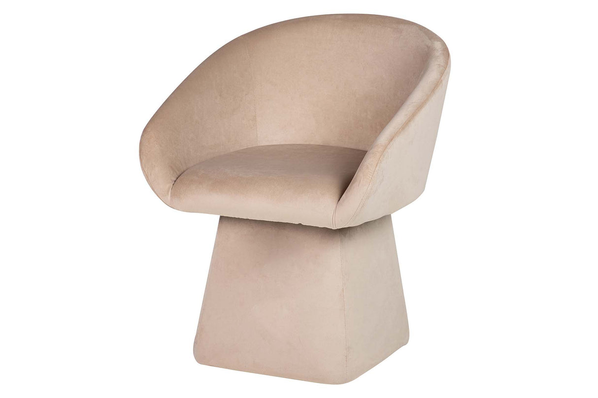 BUTACA VELVET SYLPH GIRATORIA 63x65x72 CM