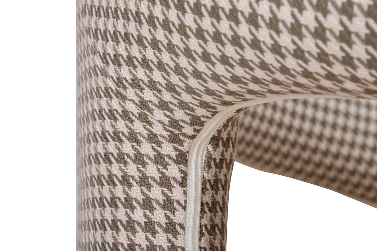 Samt gelb Beige Nova 66x61x76 cm