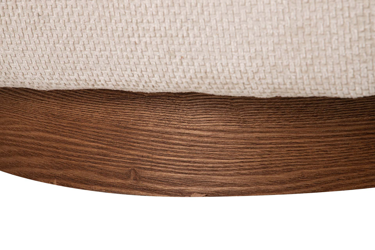 BUTACA CHENILLA BEIGE FLUX 100x89x60 CM