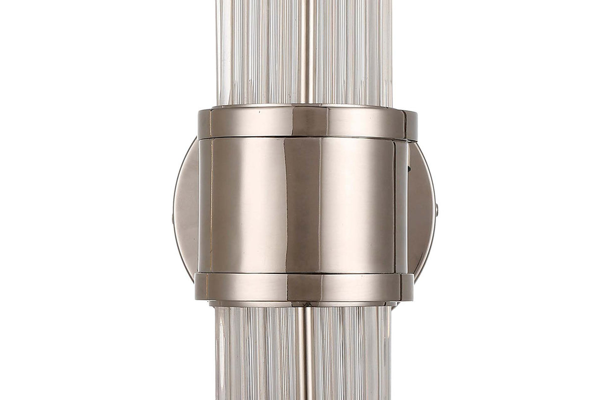 Aplicar vidro de parede Metal de prata 12x14x45 cm