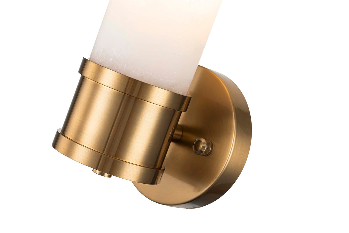 Appliquer un mur en métal en or 14x14x29 cm