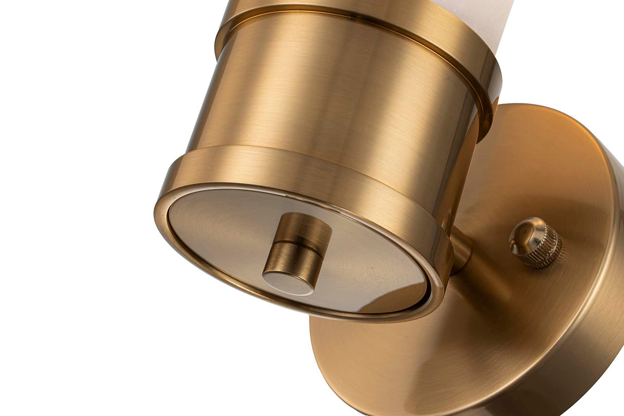 Appliquer un mur en métal en or 14x14x29 cm