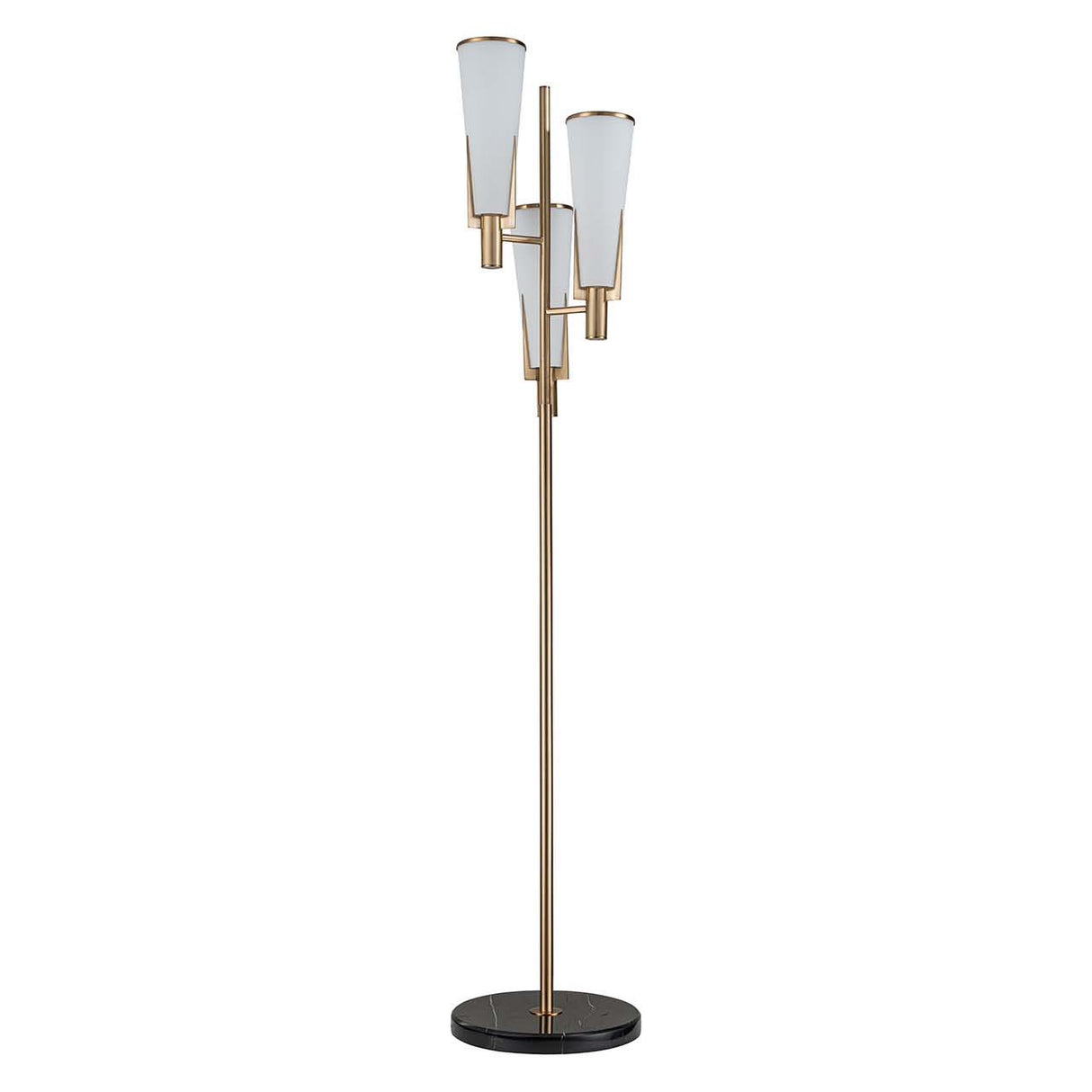 LAMPARA DE PIE METAL CRISTAL 35x35x178 CM
