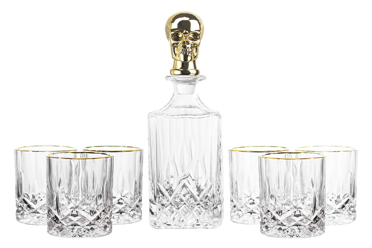 Régler 7 pièces Whisky Crystal 720 ml