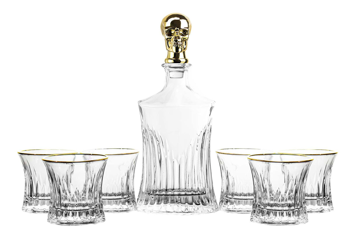 Régler 7 pièces Whisky Crystal 700 ml
