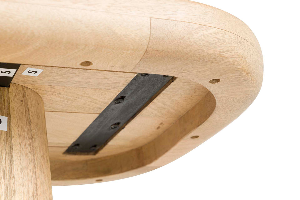 Mango braune Holzkonsole 140x40x75 cm