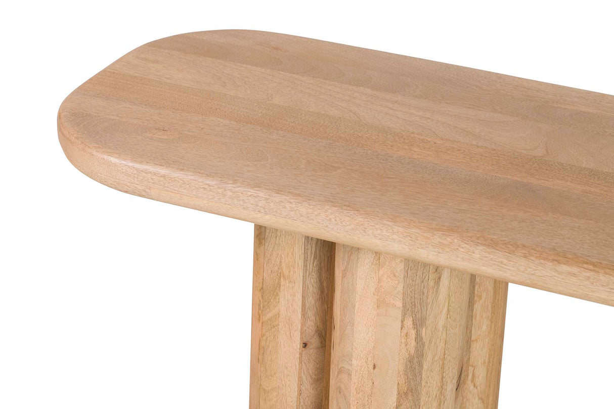 Mango braune Holzkonsole 140x40x75 cm