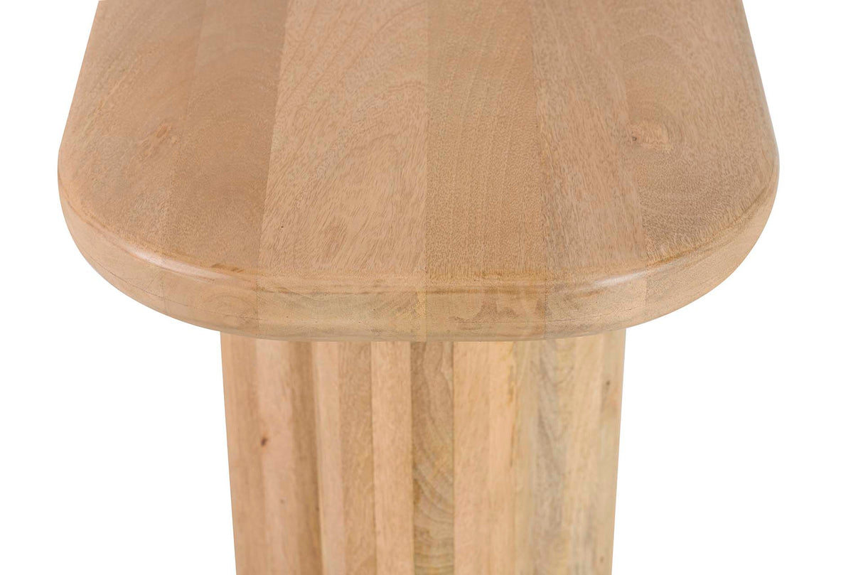 Mango braune Holzkonsole 140x40x75 cm