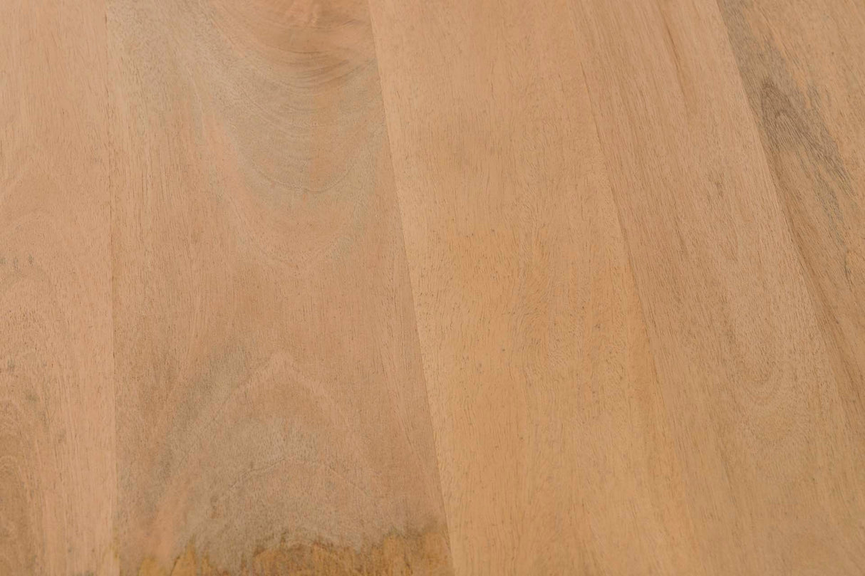 Tavolo in legno di mango in metallo marrone 70x70x75 cm