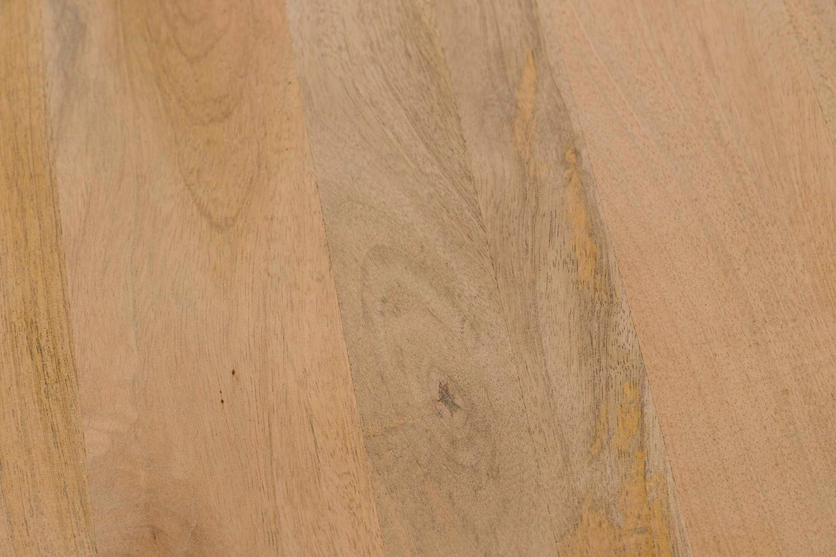 Tavolo in legno di mango in metallo marrone 70x70x75 cm